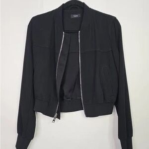Theory Women's Black Bomber Jacket